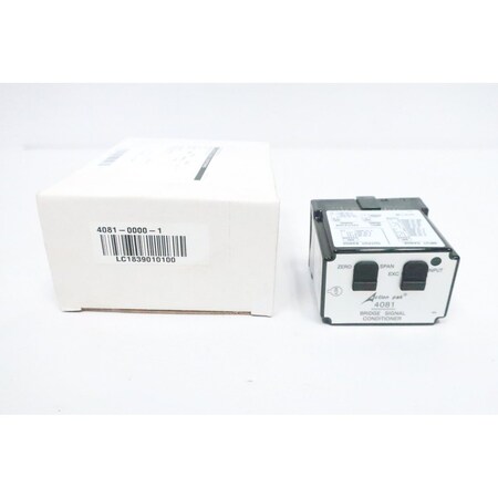 Action Instruments Signal Conditioner 120V-AC Plug-in Relay 4081-0000-1